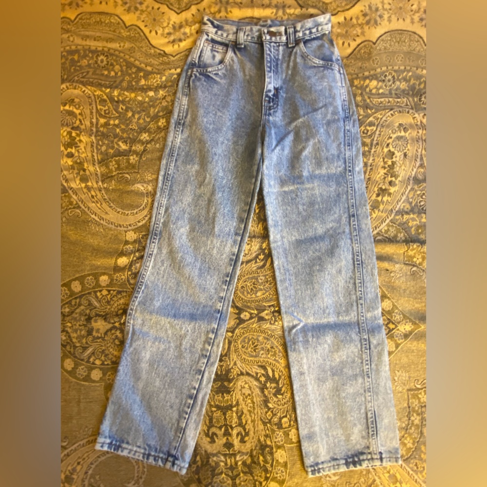 Vintage Denim Jeans 👖 Acid Wash Size 24